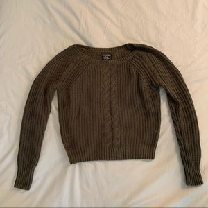 Olive Green Abercrombie & Fitch Sweater
